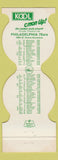 Matchbook Cover - Philadelphia 76ers Kool Cigarettes  1980 Schedule Contour