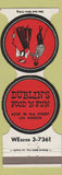 Matchbook Cover - Dublin's Food N Fun Los Angeles CA Jewelite