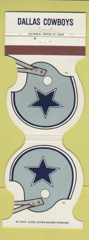 Matchbook Cover - Dallas Cowboys Football Contour