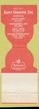 Matchbook Cover - Kuert Concrete South Bend Mishawaka IN Niles MI Jewelite