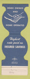 Matchbook Cover - Lompoc Savings Loan CA Contour