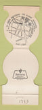 Matchbook Cover - La Crepe Bretonne Restaurant Winnipeg MB Contour