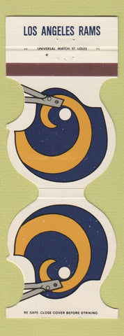 Matchbook Cover - Los Angeles Rams 1979 Schedule KWAO Radio Contour