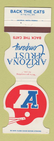 Matchbook Cover - Arizona Trust Wildcats Football 1980 schedule Contour
