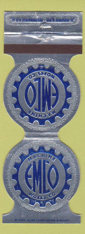Matchbook Cover - EMCO Machine Works Odessa TX Cameo