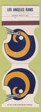 Matchbook Cover Los Angeles Rams 1980 Schedule Pro Graphics Santa Ana CA Contour