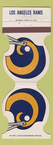 Matchbook Cover Los Angeles Rams 1980 Schedule Pro Graphics Santa Ana CA Contour