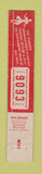 Matchbook Cover - Redferan Motor Court Hartsville SC 10 Strike