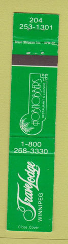 Matchbook Cover - Travel Lodge Winnipeg MB 12 Strike