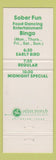 Matchbook Cover - Colonial Anaheim CA