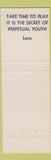 Matchbook Cover - Lena's Italian Restaurant Santa Rosa CA