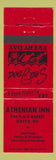 Matchbook Cover - Athenian Inn Seattle WA RED WEAR