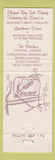 Matchbook Cover - Atlantis Restaurant San Diego CA