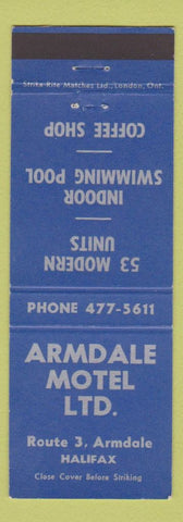 Matchbook Cover - Armdale Motel Halifax NS