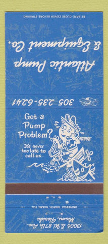 Matchbook Cover - Atlantic Pumps and Eqiupment Miami FL 30 Strike