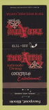 Matchbook Cover - Attic Restaurant Freeport IL 30 Strike