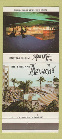 Matchbook Cover - Attache Hollywood FL 30 Strike