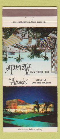Matchbook Cover - Attache Hollywood by the Sea FL 30 Strike