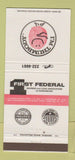 Matchbook Cover - 1st Federal Savings Loan Harrisburg Camp Hill PA 30 Strike
