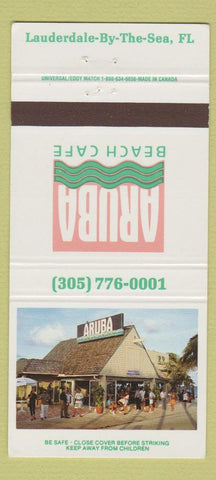 Matchbook Cover - Aruba Beach Cafe Fort Lauderdale FL 30 Strike