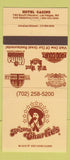 Matchbook Cover - Arizona Charlie's Hotel Casino Las Vegas NV 30 Strike