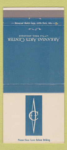 Matchbook Cover - Arkansas Arts Center Little Rock aR 30 Strike