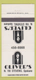 Matchbook Cover - Oliver's Spokane WA 30 Strike