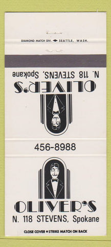 Matchbook Cover - Oliver's Spokane WA 30 Strike
