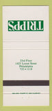 Matchbook Cover - Tripp's Philadelphia PA 30 Strike
