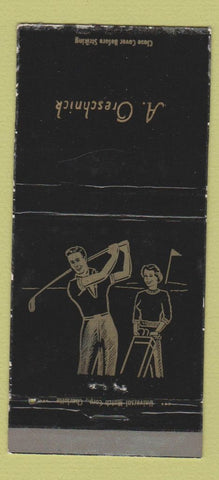 Matchbook Cover - Trend Clothes Huntley York SC golf girlie WEAR 30 Strike