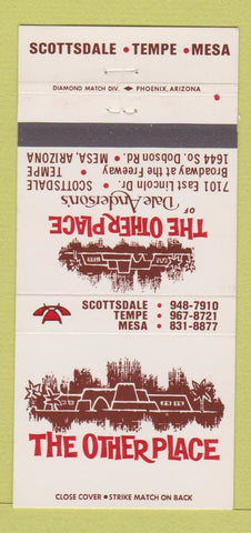 Matchbook Cover - Other Place Scottsdale Tempe Mesa AZ 30 Strike