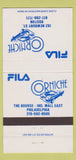 Matchbook Cover - Fila Corniche Philadelphia Boston MA WEAR 30 Strike
