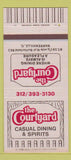 Matchbook Cover - Courtyard Restaurant Warrenville IL 30 Strike