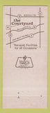 Matchbook Cover - Courtyard Restaurant Warrenville IL 30 Strike
