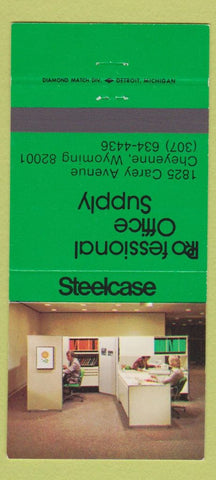 Matchbook Cover - Steelcase Office Furniture Cheyenne WY 30 Strike