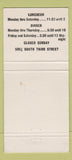 Matchbook Cover - Place Upstairs Columbus OH WEAR 30 Strike