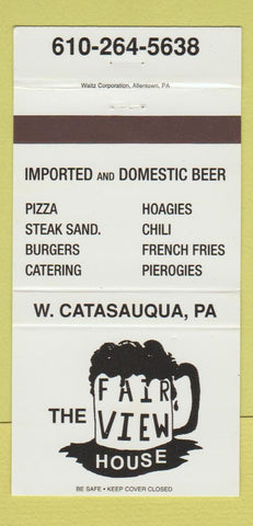 Matchbook Cover - Fair View House West Catasauqua PA 30 Strike