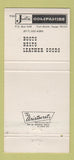 Matchbook Cover - Justin Boots Pitcock's Russell KS 30 Strike