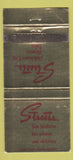 Matchbook Cover - Streets Oklahoma City Norman Tulsa OK WORN 30 Strike