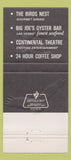 Matchbook Cover - Silver Bird Hotel Casino Las Vegas NV 30 Strike