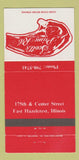 Matchbook Cover - Scott's Prime Rib East Hazelcrest IL 30 Strike