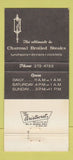 Matchbook Cover - Embers Steak House Milwaukee WI 30 Strike