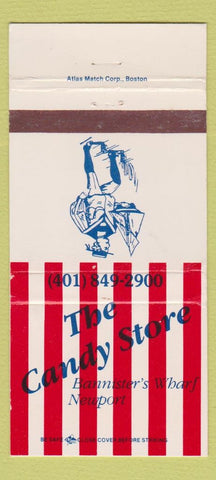 Matchbook Cover - Candy Store Bannister's Wharf Newport RI 30 Strike