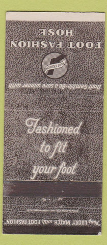Matchbook Cover - Foot Fashion Hose New York City WEAR 30 Strike