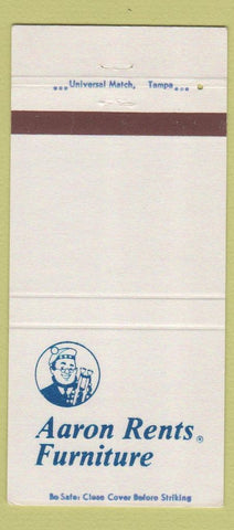 Matchbook Cover - Aaron Rents Furniture Tampa FL 30 Strike