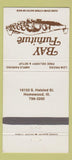 Matchbook Cover - Bay Furniture Homewood IL 30 Strike