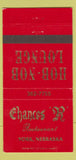 Matchbook Cover - Chances R Restaurant York NE 30 Strike