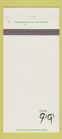 Matchbook Cover - Cafe Gigi Bally's Casino Reno NV 30 Strike