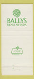 Matchbook Cover - Cafe Gigi Bally's Casino Reno NV 30 Strike