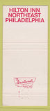 Matchbook Cover - Oliver's Twist Philadelphia PA Hilton 30 Strike